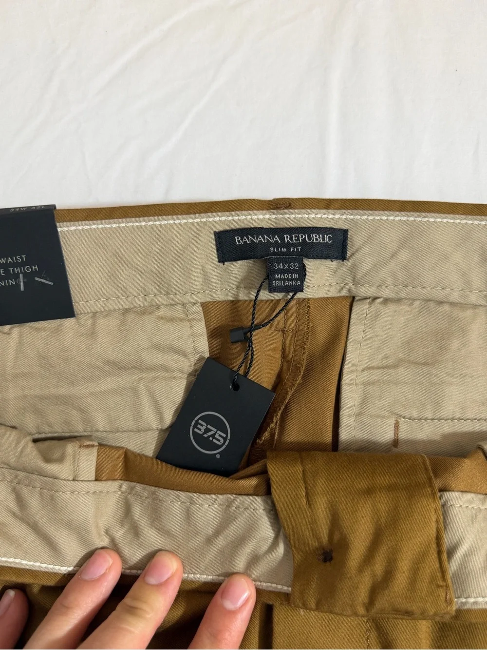 Banana Republic Men's Chino Pants in Caramel Brown